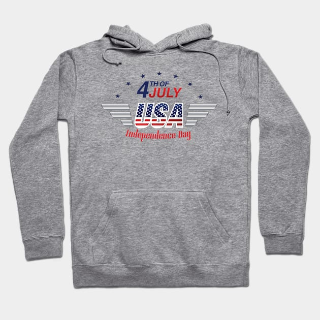 usa independence day Hoodie by Family of siblings